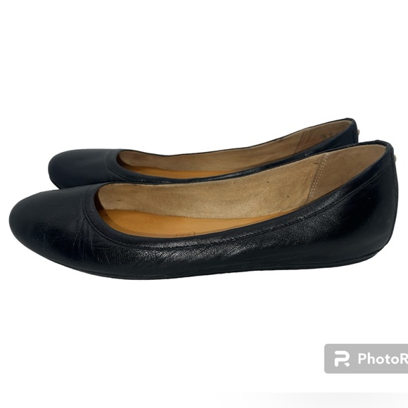 Naturalizer N5 Contour Brittany Black Leather Flats - Picture 1 of 5
